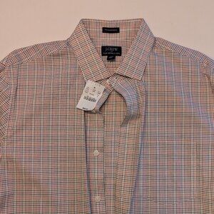 J.Crew Thompson Non-Iron Flex Dress Shirt – Wrinkle-Free (NWT, Size Medium)